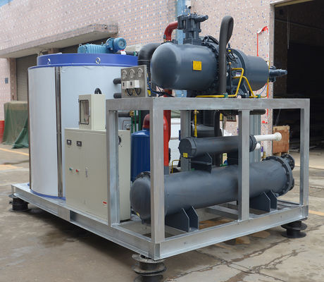 Good price 16kw de puissance de compresseur machine à glace industrielle 5 tonnes 5000kg fabricant de blocs de glace et machine à glace en flocons pour les entreprises commerciale en ligne