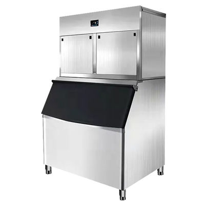 Good price Fabricant de glace commerciale en acier inoxydable de grande capacité de 1 tonne avec un stockage de glace de 500 kg selon les exigences du client en ligne