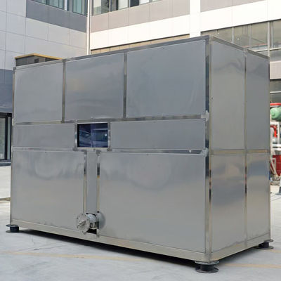 Good price 20.09KW Compresseur de puissance machine à glace pour le commerce et l'industrie 5 tonnes 5000kg Big Ice Cube Block Maker en ligne