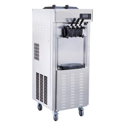 Good price 110-220V/50-60Hz Machine de fabrication de crème glacée 3 saveurs Machines de fabrication de crème glacée commerciale pour les magasins de boissons alimentaires en ligne