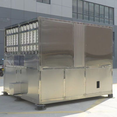 Good price Machine de fabrication de glace industrielle commerciale 5 tonnes 5000 kg Fabricant de blocs de gros cubes de glace à vendre 20,09KW 3 P/380 V/50 Hz en ligne