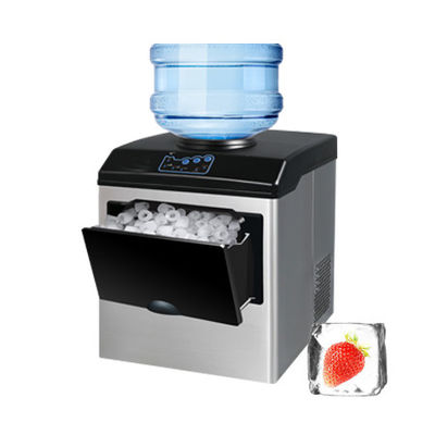 Good price 25 kg machine à glaçons automatique à table à pépites petite machine à glaçons portable noire pour les entreprises et les maisons Capacité de fabrication de glace 25 kg/24H en ligne